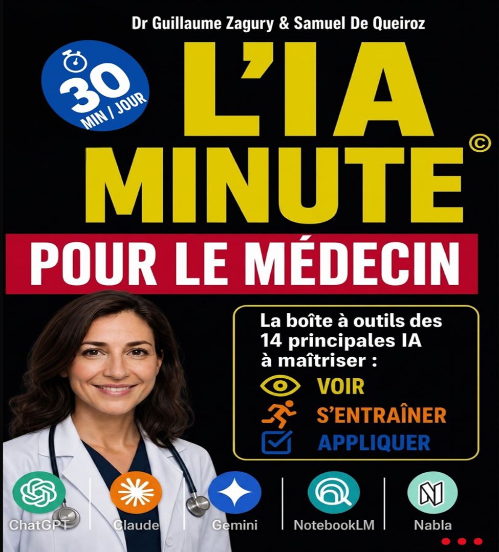 Couverture L'IA Minute pour le médecin
